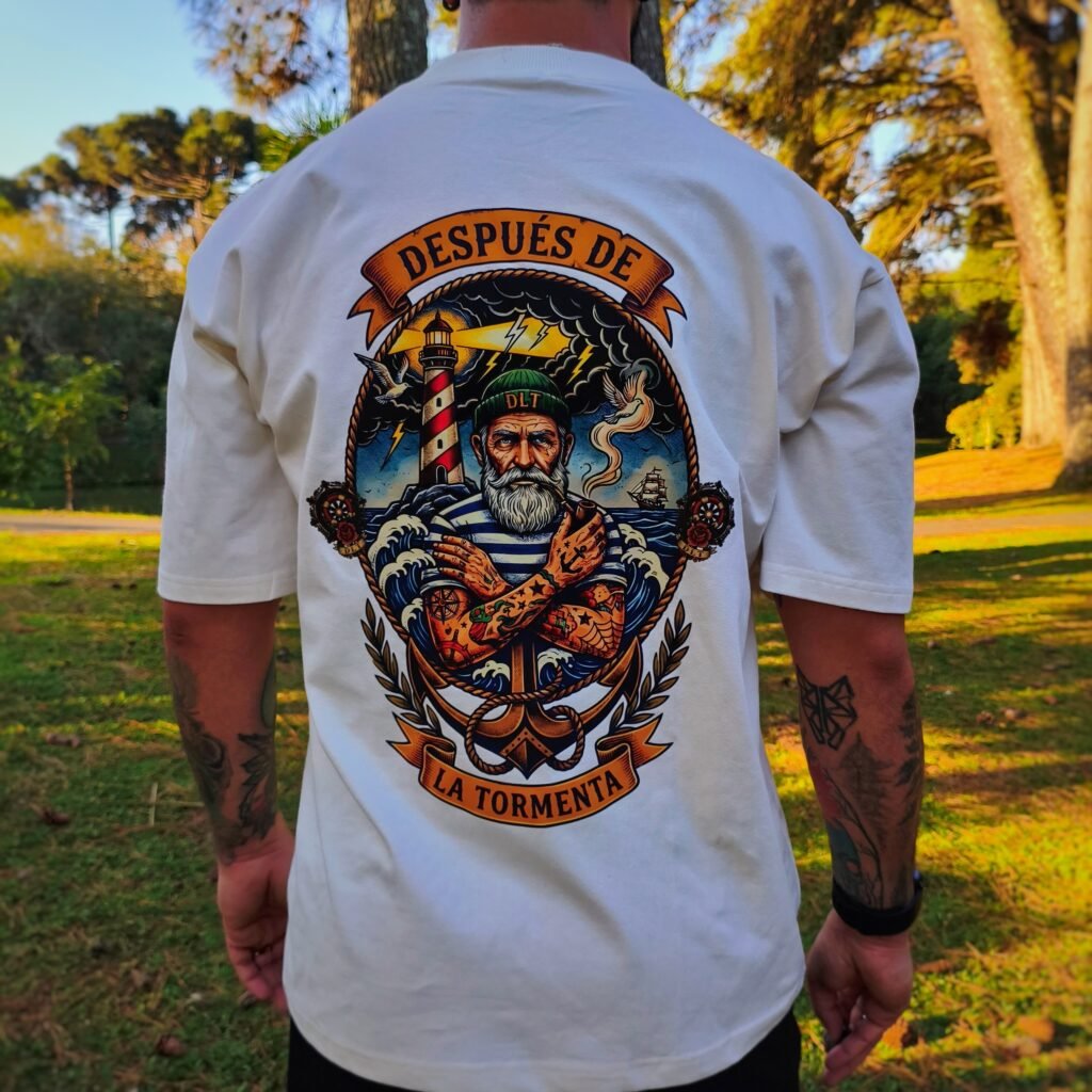 Camiseta Oversized Premium Marinero