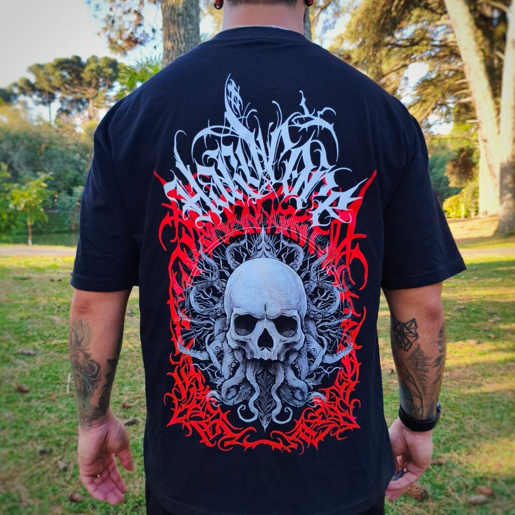 Camiseta Oversized Premium Kraken Hardcore